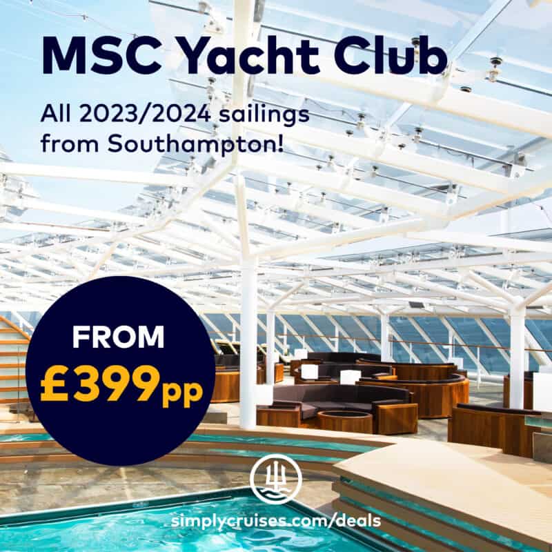 MSC Yacht Club Deals