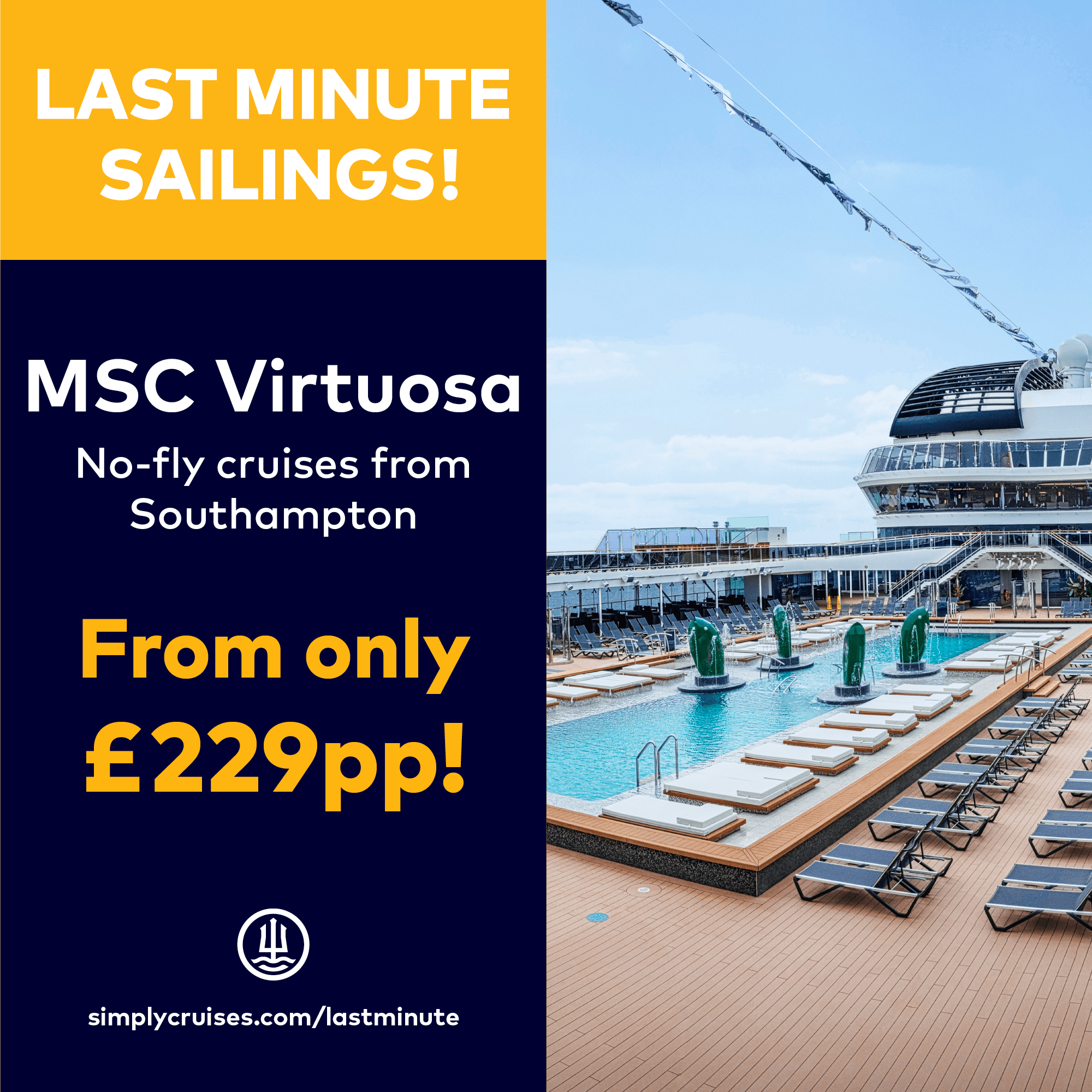 Last minute cruises from Southampton